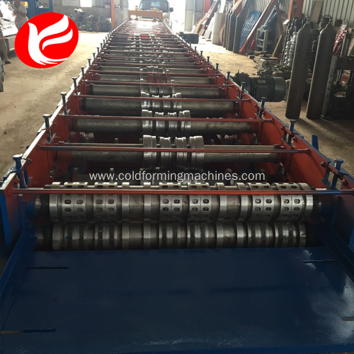 Hydraulic color steel floor deck roll forming machine